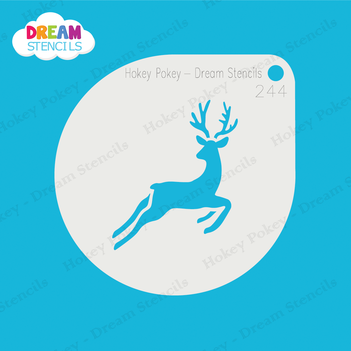Picture of Elegant Deer - Mylar Stencil - 244
