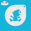 Picture of Sitting Elf - Mylar Stencil - 247