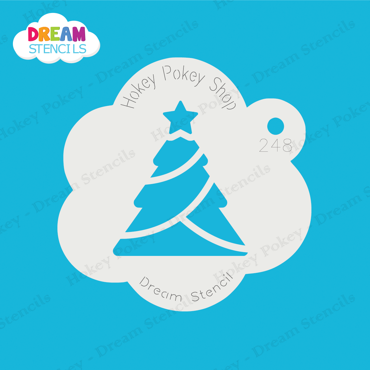Picture of Classic Christmas Tree - Mylar Stencil - 248