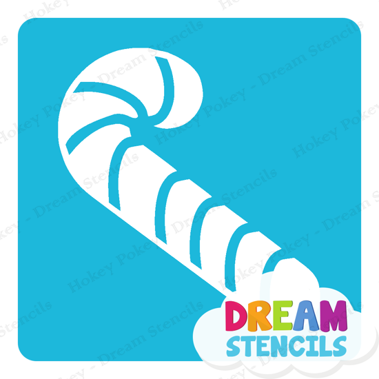 Picture of Candy Cane - Vinyl Stencil -19