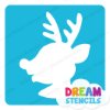 Picture of Rudolph Head - Vinyl Stencil -30