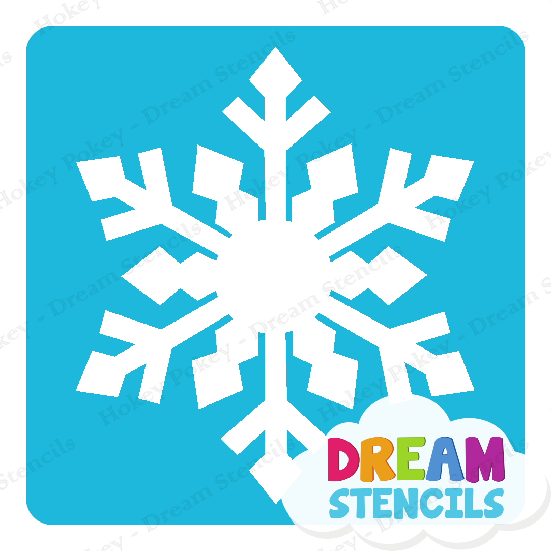 Picture of Frozen Snowflake  - Vinyl Stencil - 33