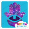Picture of Hamsa Hand - Vinyl Stencil -34