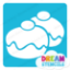 Picture of Double Sufganiyot Doughnut - Vinyl Stencil - 39