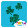 Picture of Cascading Three-Leaf Clovers  - Vinyl Stencil - 42