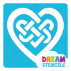 Picture of Celtic Heart Knot  - Vinyl Stencil - 43