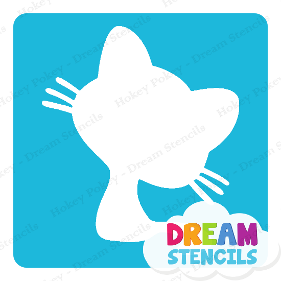 Picture of Kitty  - Vinyl Stencil - 54