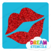 Picture of Lips  - Vinyl Stencil - 61