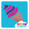 Picture of Ice Cream - Vinyl Stencil - 64