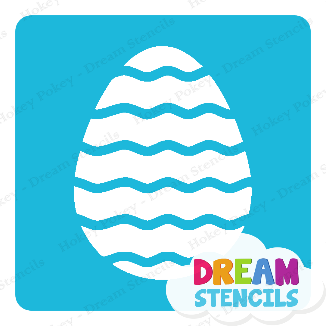 Picture of Easter Egg -Vinyl Stencil - 96