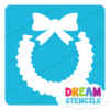 Picture of Christmas Wreath- Vinyl Stencil -103