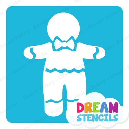 Picture of Gingerbread Man- Vinyl Stencil -113