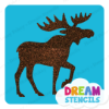 Picture of Moose  - Vinyl Stencil -124