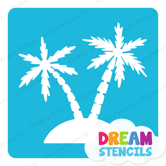 Picture of Palm Trees - Vinyl Stencil -149