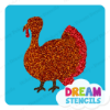 Picture of Turkey - Vinyl Stencil -156
