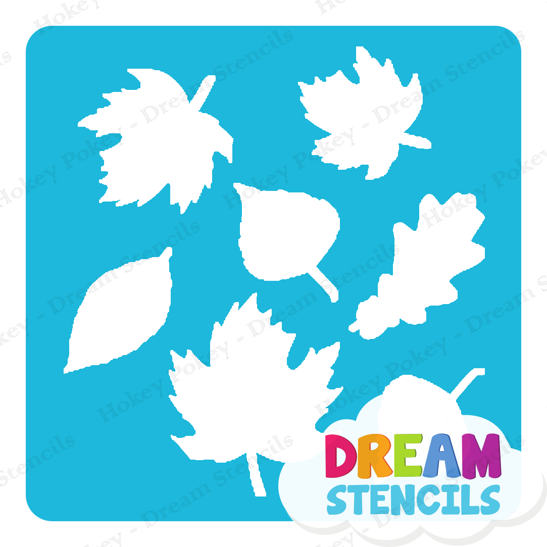 Picture of Tree Leaves  - Vinyl Stencil -160