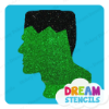 Picture of Frankenstein Face  - Vinyl Stencil -180