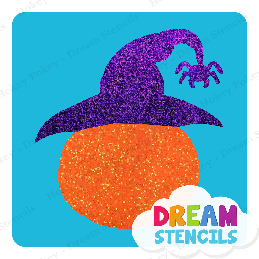 Hokey Pokey Dream Stencils Wicked Pumpkin Vinyl Stencil 192