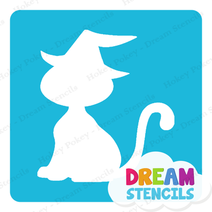 Picture of Wicked Cat - Vinyl Stencil - 194