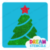 Picture of Classic Christmas Tree - Vinyl Stencil - 215