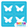 Picture of Mini 4 in 1 Butterfly - Vinyl Stencil - 70