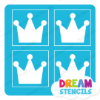 Picture of Mini 4 in 1 Crown - Vinyl Stencil - 71