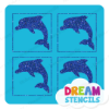 Picture of Mini 4 in 1 Dolphin - Vinyl Stencil - 73