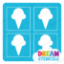 Picture of Mini 4 in 1 Ice Cream - Vinyl Stencil - 75