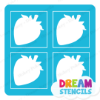 Picture of Mini 4 in 1 Strawberry - Vinyl Stencil - 78