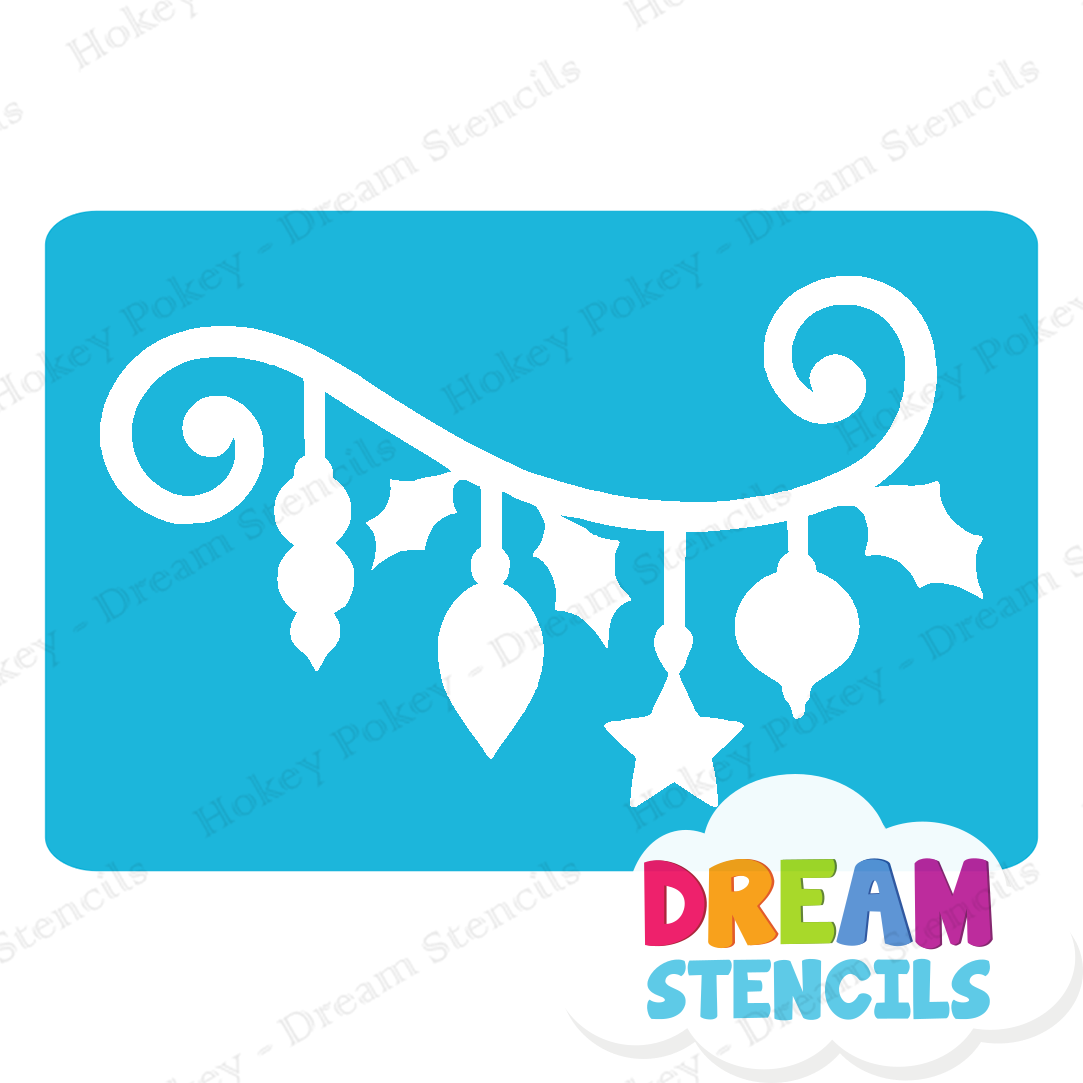 Picture of Hanging Ornaments - Vinyl Stencil - 22