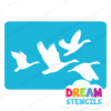 Picture of Flock of Birds - Vinyl Stencil -128