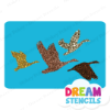 Picture of Flock of Birds - Vinyl Stencil -128