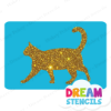 Picture of Walking Cat   - Vinyl Stencil -193