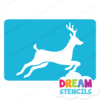 Picture of Running Deer   - Vinyl Stencil -208