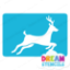 Picture of Running Deer   - Vinyl Stencil -208