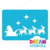 Picture of Santa's Sleigh  - Vinyl Stencil -209