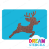 Picture of Flying Rudolph  - Vinyl Stencil -210