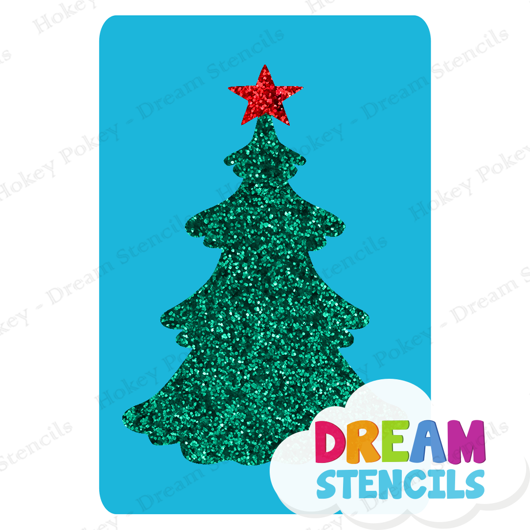Picture of Christmas Tree - Vinyl Stencil - 23