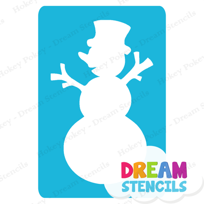 Picture of Snowman - Vinyl Stencil - 28