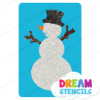 Picture of Snowman - Vinyl Stencil - 28