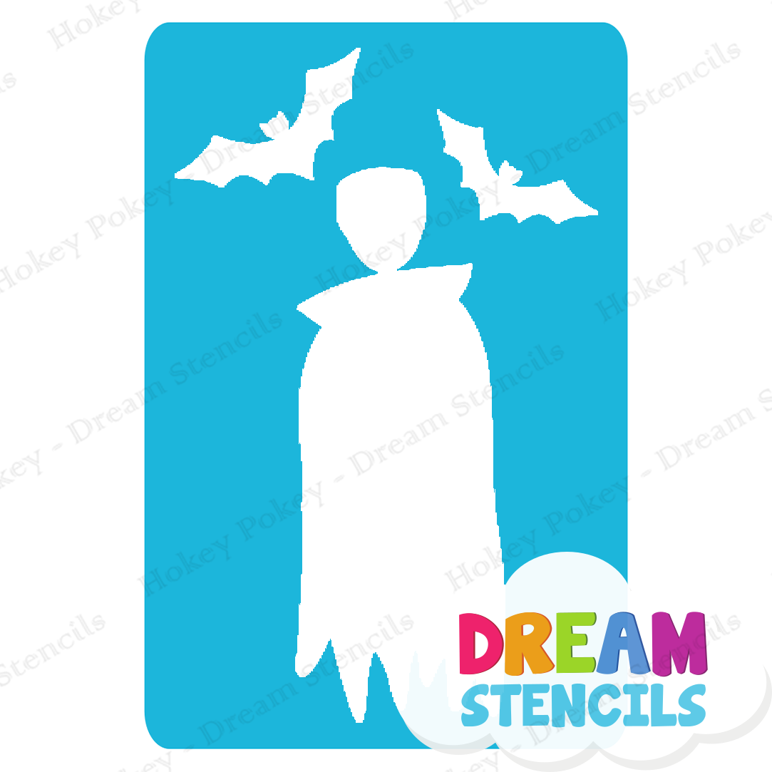Picture of Flying Dracula  - Vinyl Stencil - 173