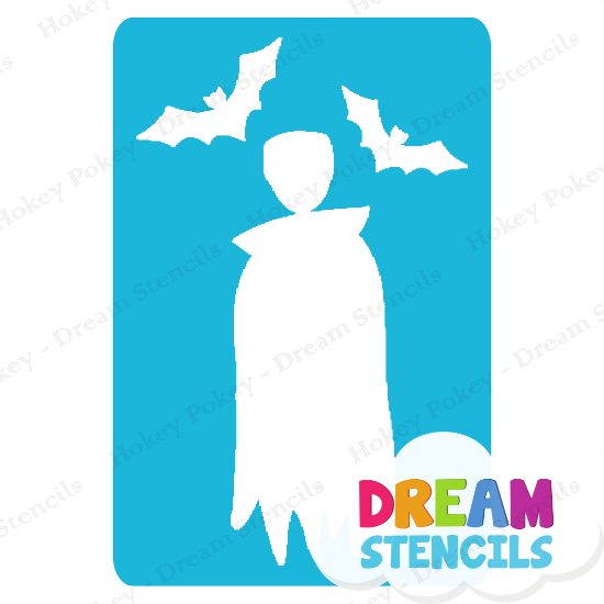 Picture of Flying Dracula  - Vinyl Stencil - 173