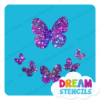 Picture of Assorted Butterflies - Vinyl Stencil -217