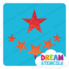 Picture of Assorted Stars - Vinyl Stencil - 219