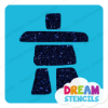 Picture of Inukshuk # 4 - Vinyl Stencil - 227