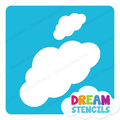Picture of Clouds - Vinyl Stencil - 231