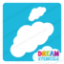 Picture of Clouds - Vinyl Stencil - 231