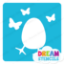 Picture of Easter Egg with Butterflies - Vinyl Stencil - 232