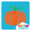 Picture of Pumpkin with Vines  - Vinyl Stencil - 237