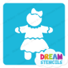 Picture of Gingerbread Girl - Vinyl Stencil - 242